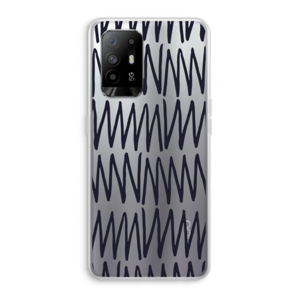 Marrakesh Zigzag: Oppo A94 5G Transparant Hoesje